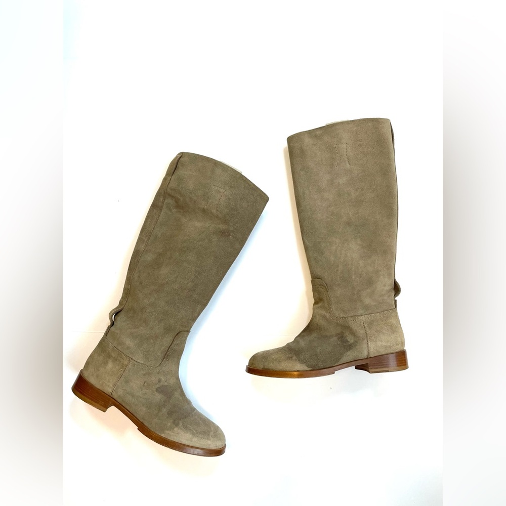 Rag & Bone Holly Riding Boots Sz:36 Taupe